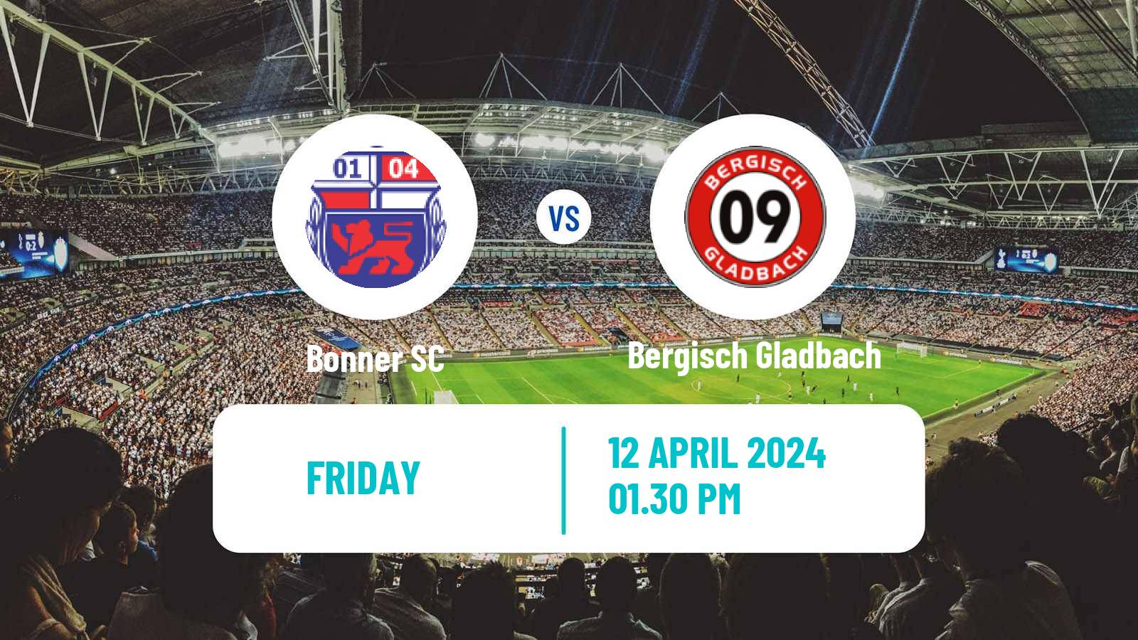 Soccer German Oberliga Mittelrhein Bonner - Bergisch Gladbach