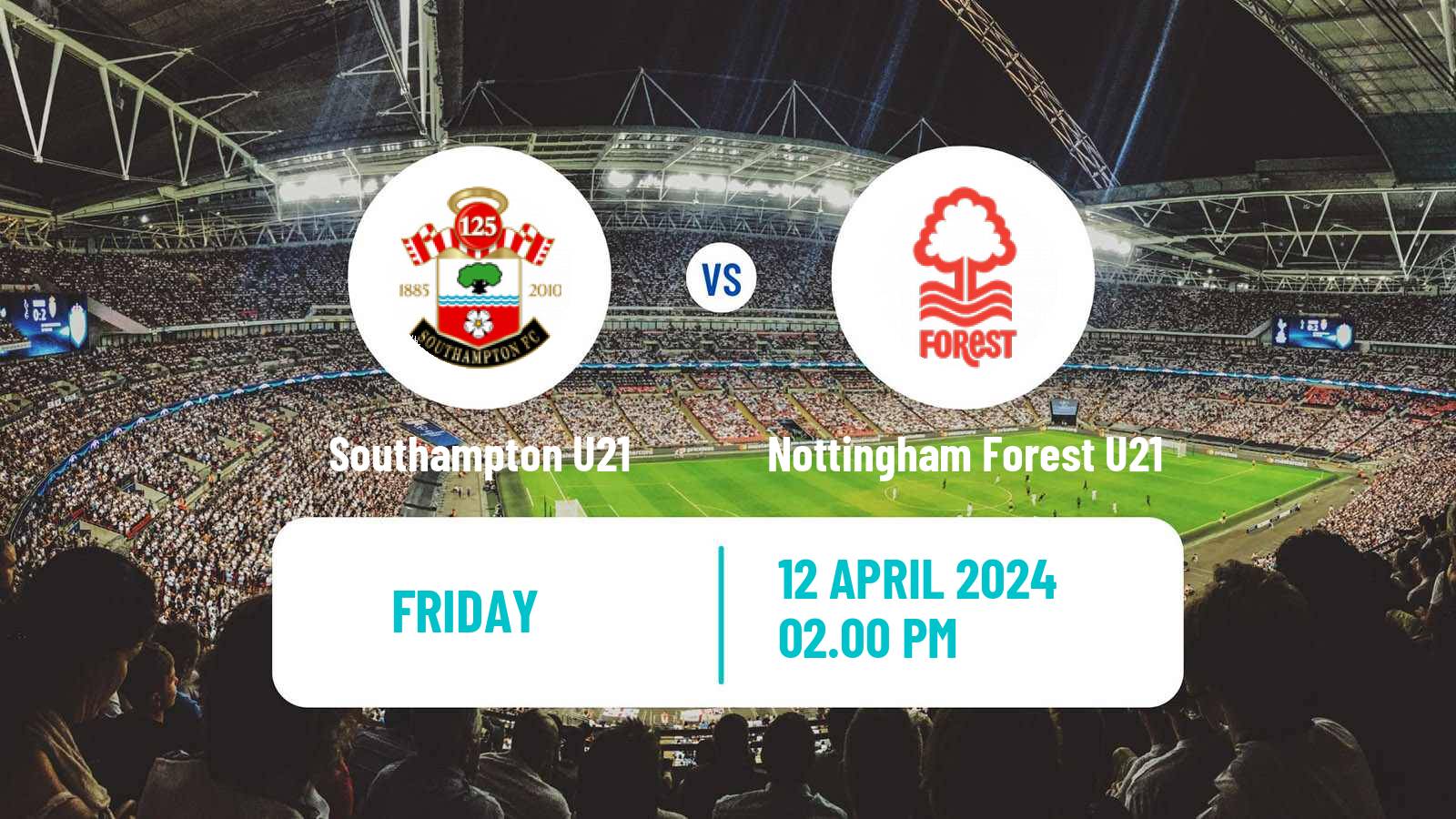 Soccer English Premier League 2 Southampton U21 - Nottingham Forest U21