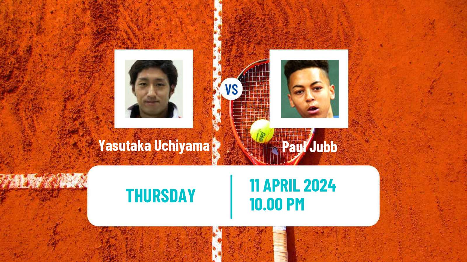 Tennis Busan Challenger Men Yasutaka Uchiyama - Paul Jubb
