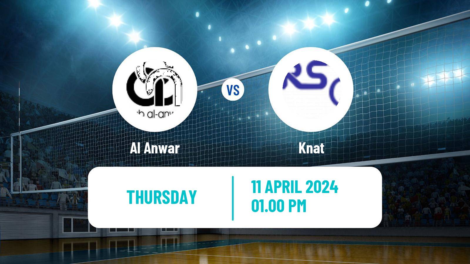 Volleyball Lebanese 1st Division Volleyball Al Anwar - Knat