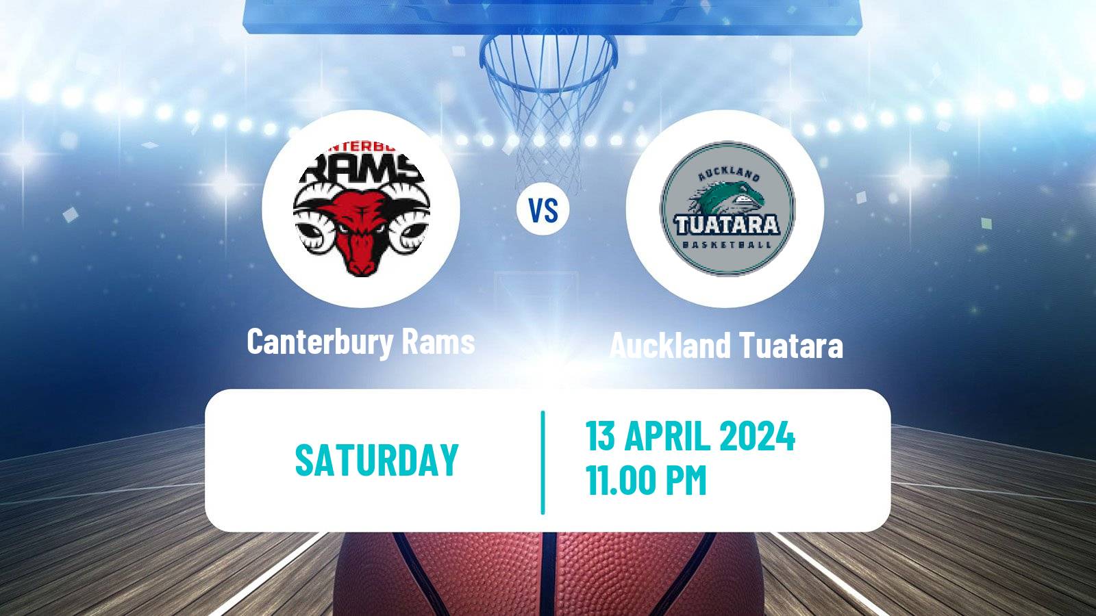 Basketball New Zealand NBL Canterbury Rams - Auckland Tuatara