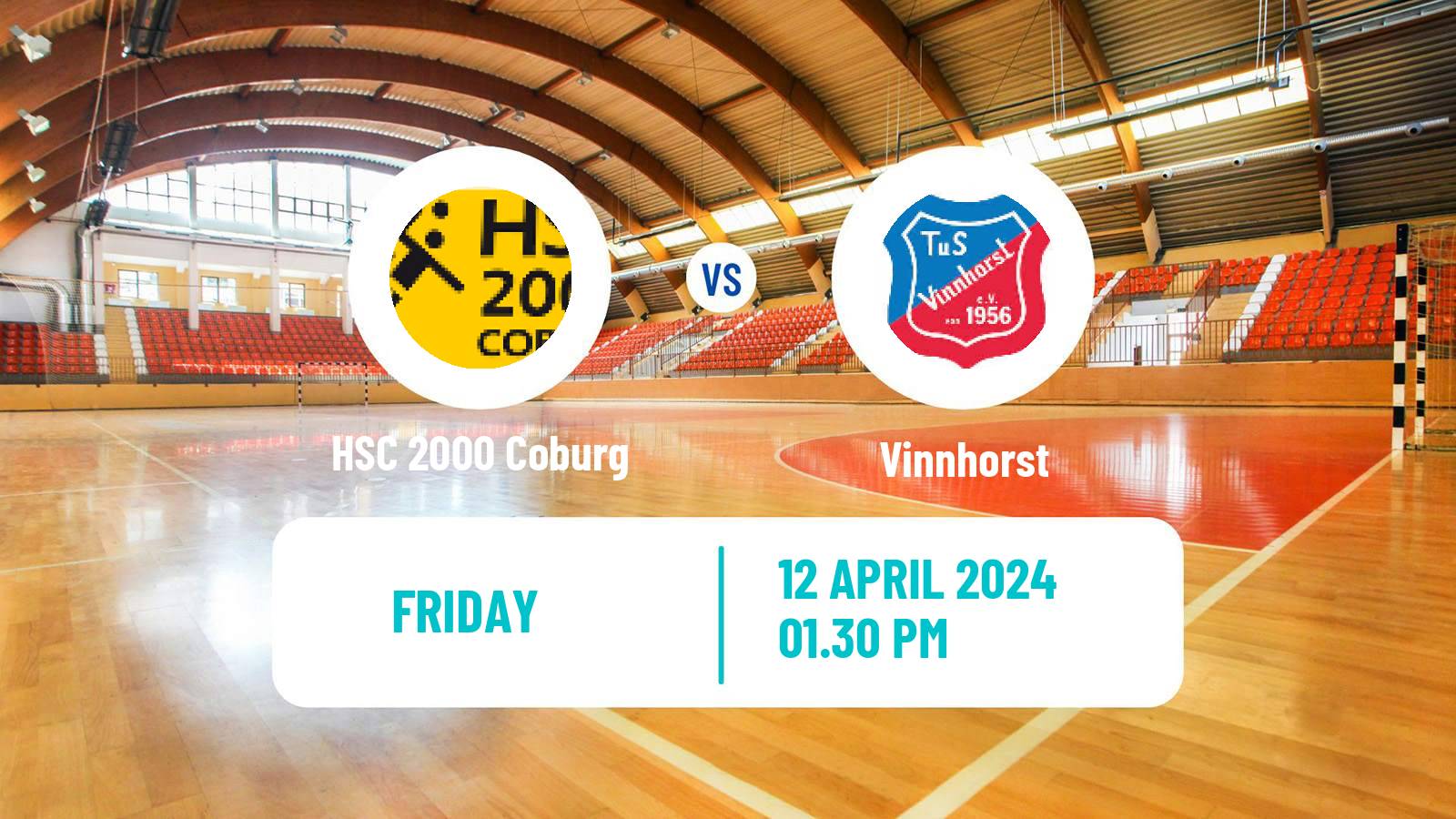 Handball German 2 Bundesliga Handball HSC 2000 Coburg - Vinnhorst