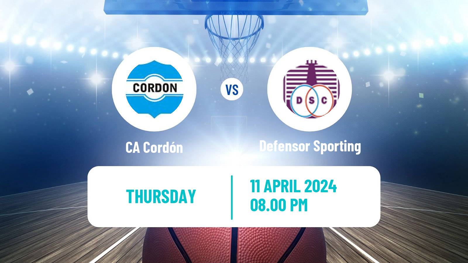 Basketball Uruguayan Liga Basketball Cordón - Defensor Sporting
