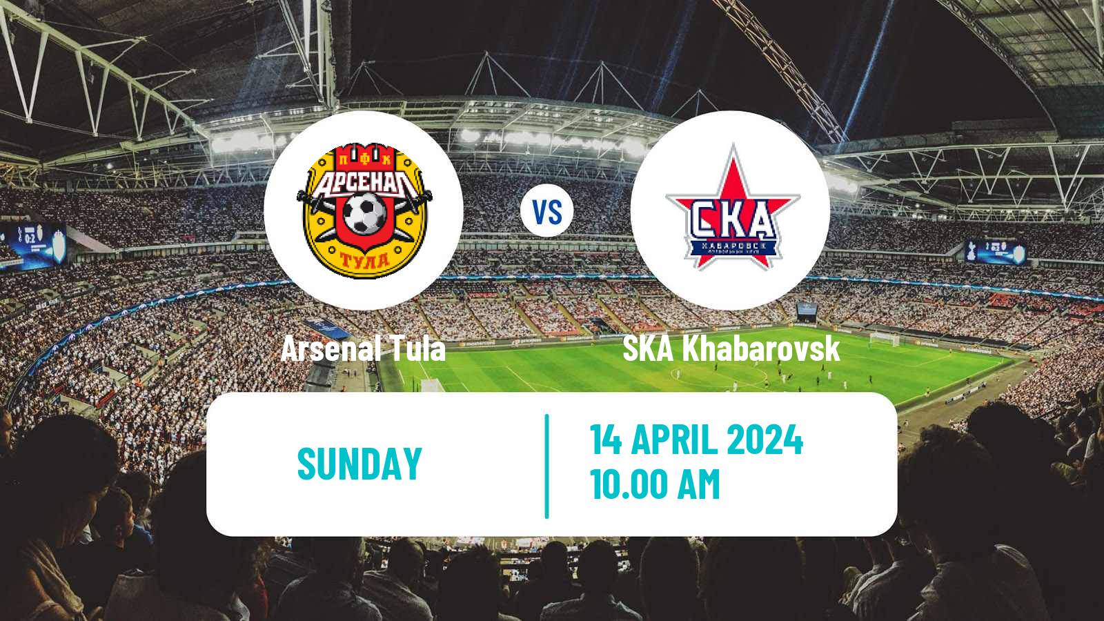 Soccer Russian FNL Arsenal Tula - SKA Khabarovsk