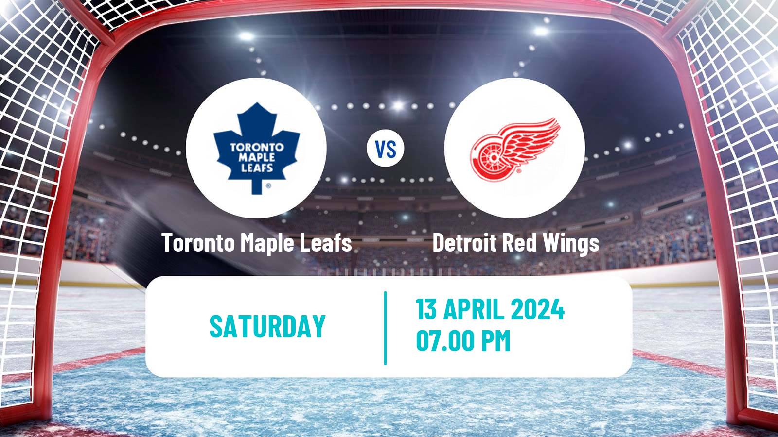 Hockey NHL Toronto Maple Leafs - Detroit Red Wings