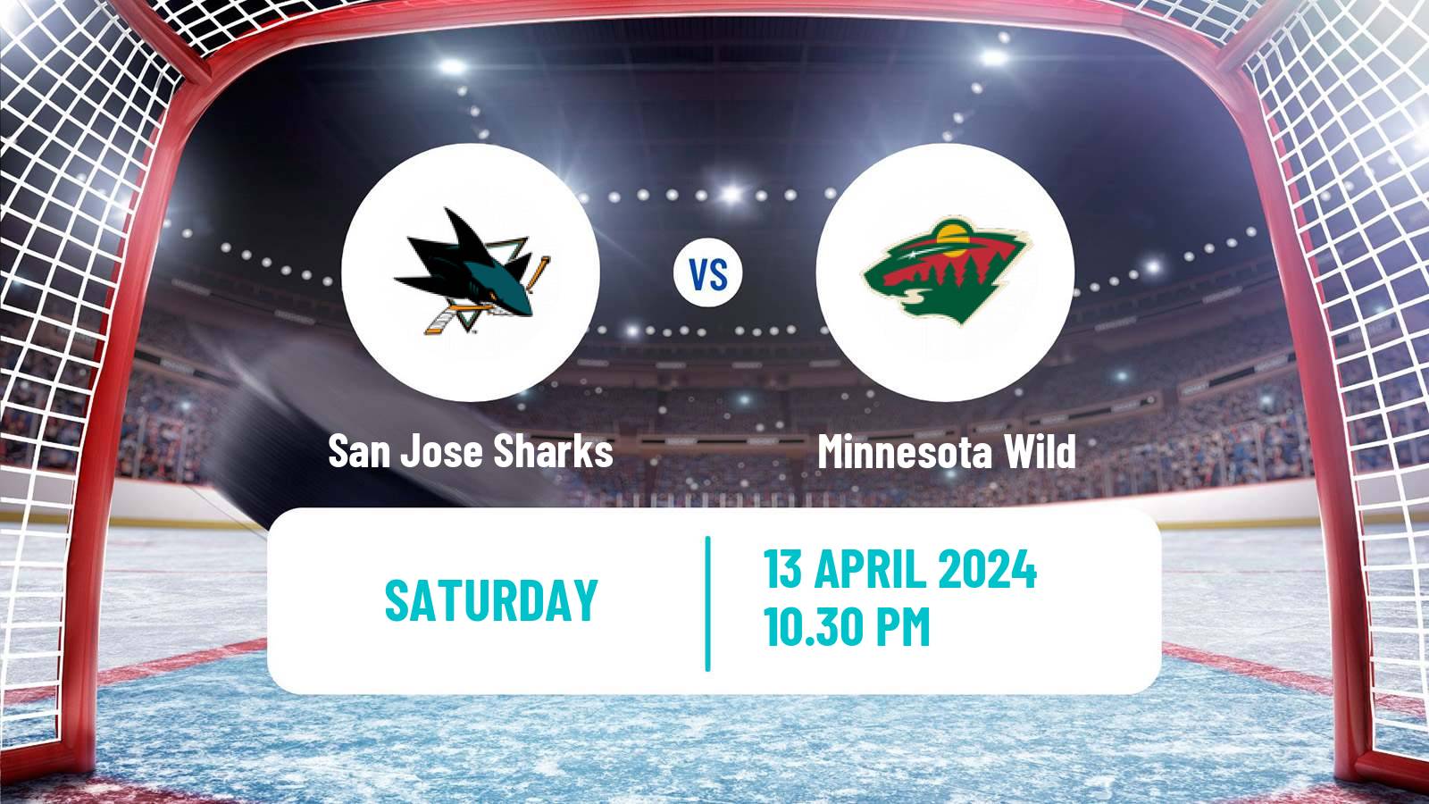 Hockey NHL San Jose Sharks - Minnesota Wild