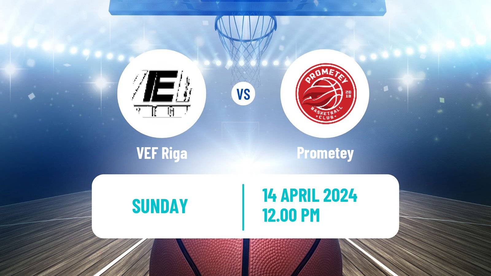 Basketball Estonian–Latvian Basketball League VEF Riga - Prometey