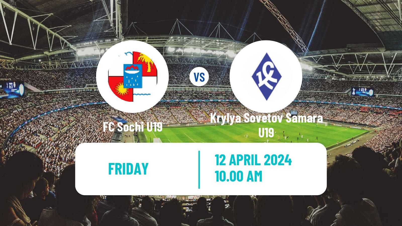 Soccer Russian Youth League Sochi U19 - Krylya Sovetov Samara U19