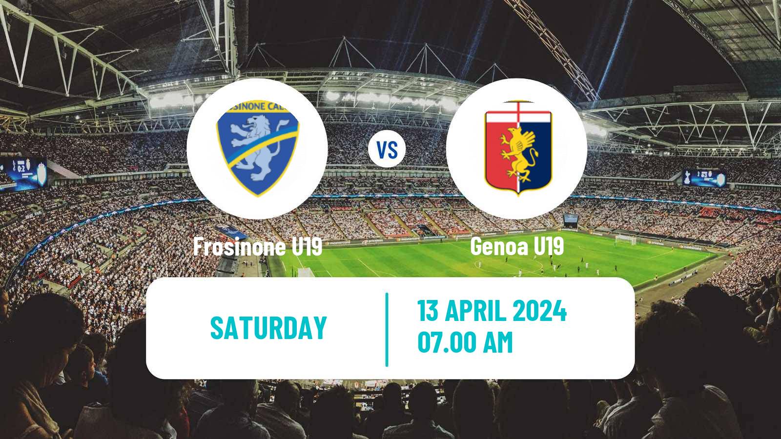 Soccer Italian Primavera 1 Frosinone U19 - Genoa U19