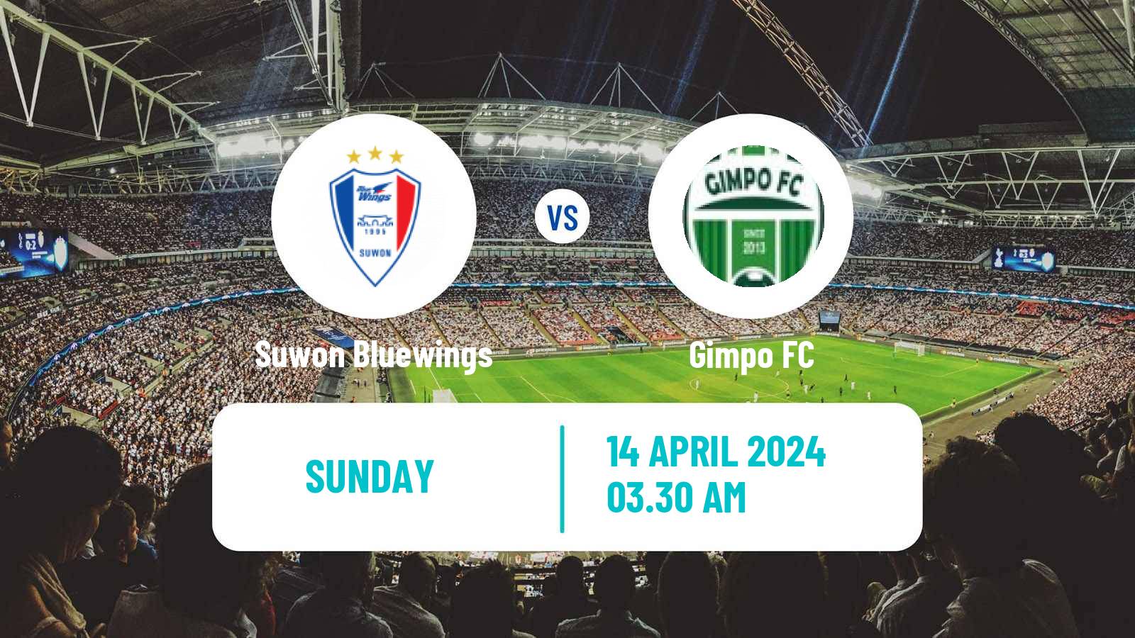 Soccer South Korean K-League 2 Suwon Bluewings - Gimpo