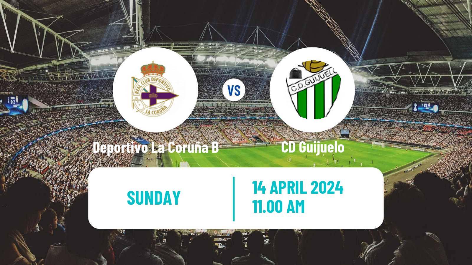 Soccer Spanish Segunda RFEF - Group 1 Deportivo La Coruña B - Guijuelo