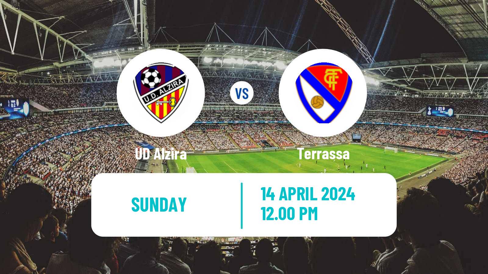 Soccer Spanish Segunda RFEF - Group 3 Alzira - Terrassa