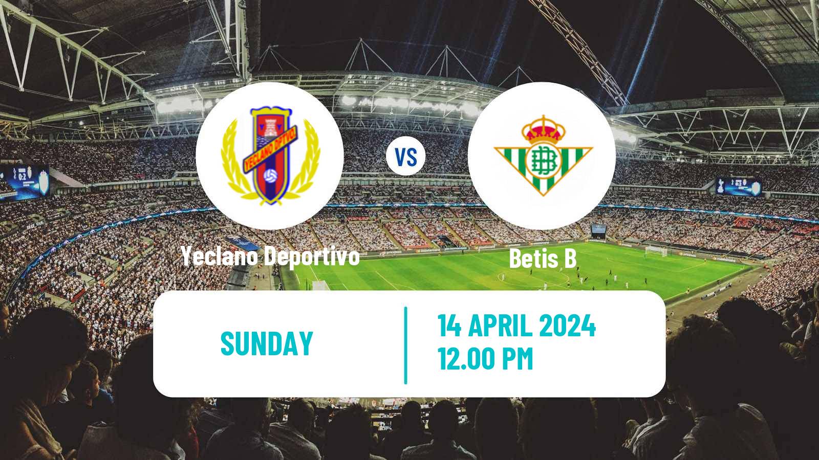 Soccer Spanish Segunda RFEF - Group 4 Yeclano Deportivo - Betis B