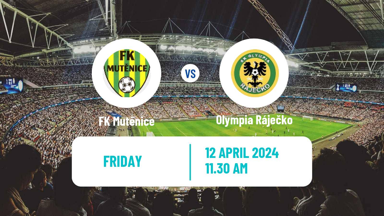 Soccer Czech Jihomoravsky KP Mutěnice - Olympia Ráječko
