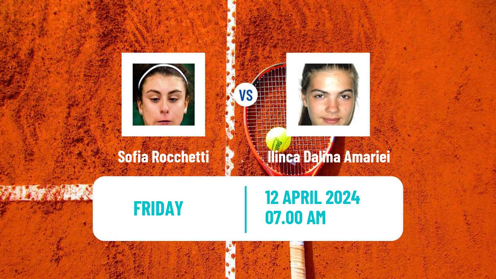 Tennis ITF W35 Hammamet 4 Women Sofia Rocchetti - Ilinca Dalina Amariei