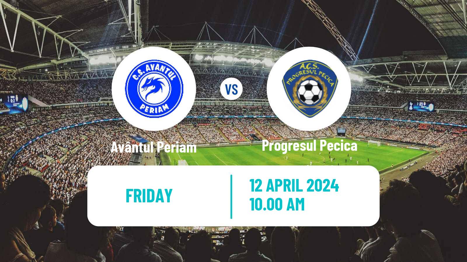 Soccer Romanian Liga 3 - Seria 8 Avântul Periam - Progresul Pecica