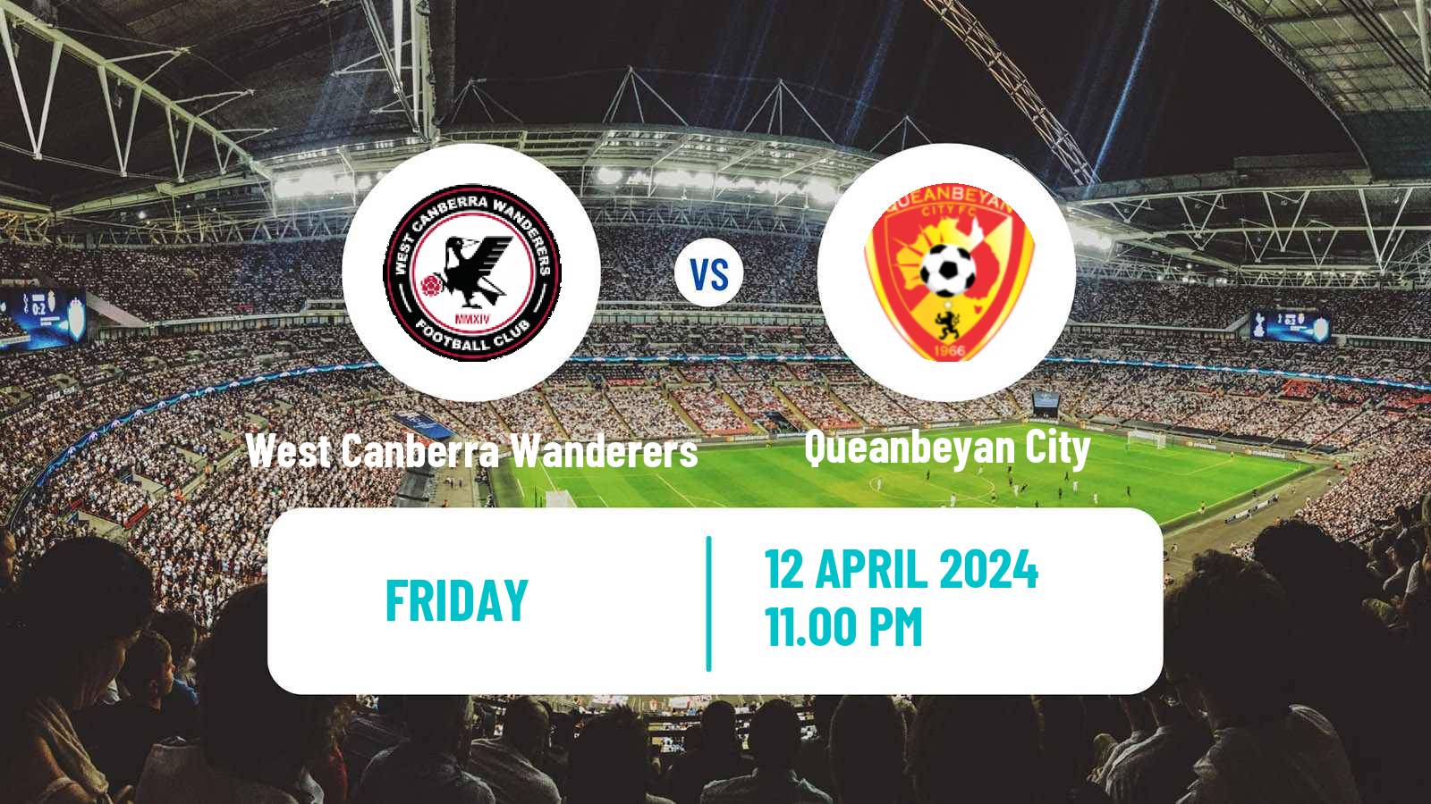 Soccer Australian Capital Premier League West Canberra Wanderers - Queanbeyan City