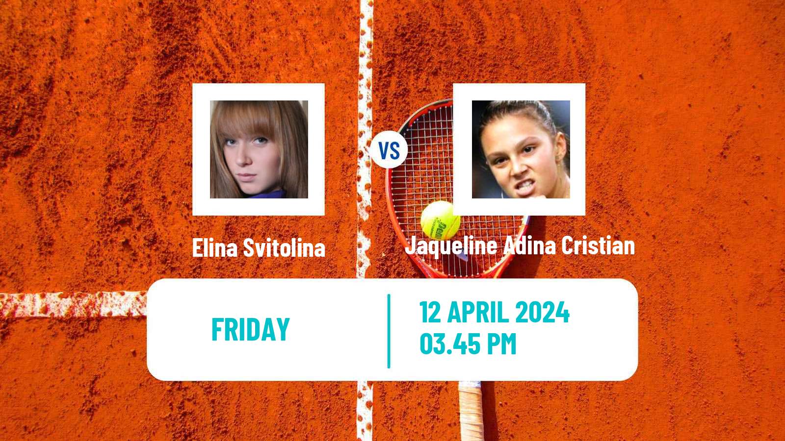 Tennis WTA Billie Jean King Cup World Group Elina Svitolina - Jaqueline Adina Cristian