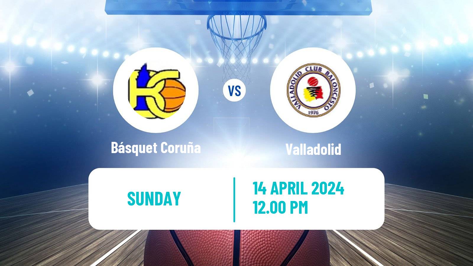 Basketball Spanish LEB Oro Básquet Coruña - Valladolid