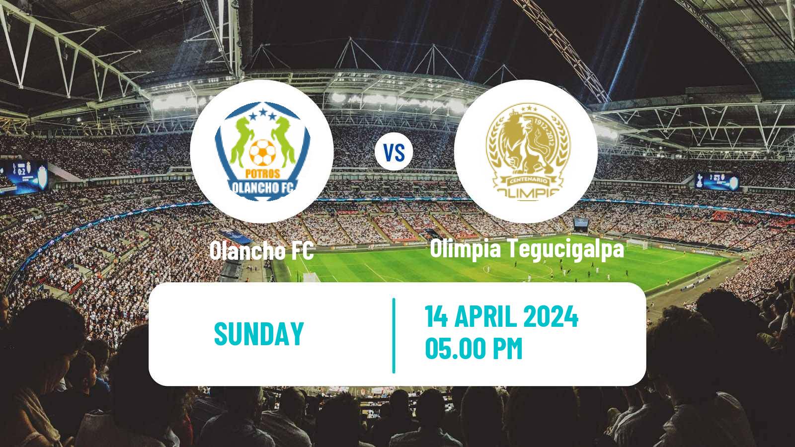 Soccer Honduras Liga Nacional Olancho - Olimpia Tegucigalpa