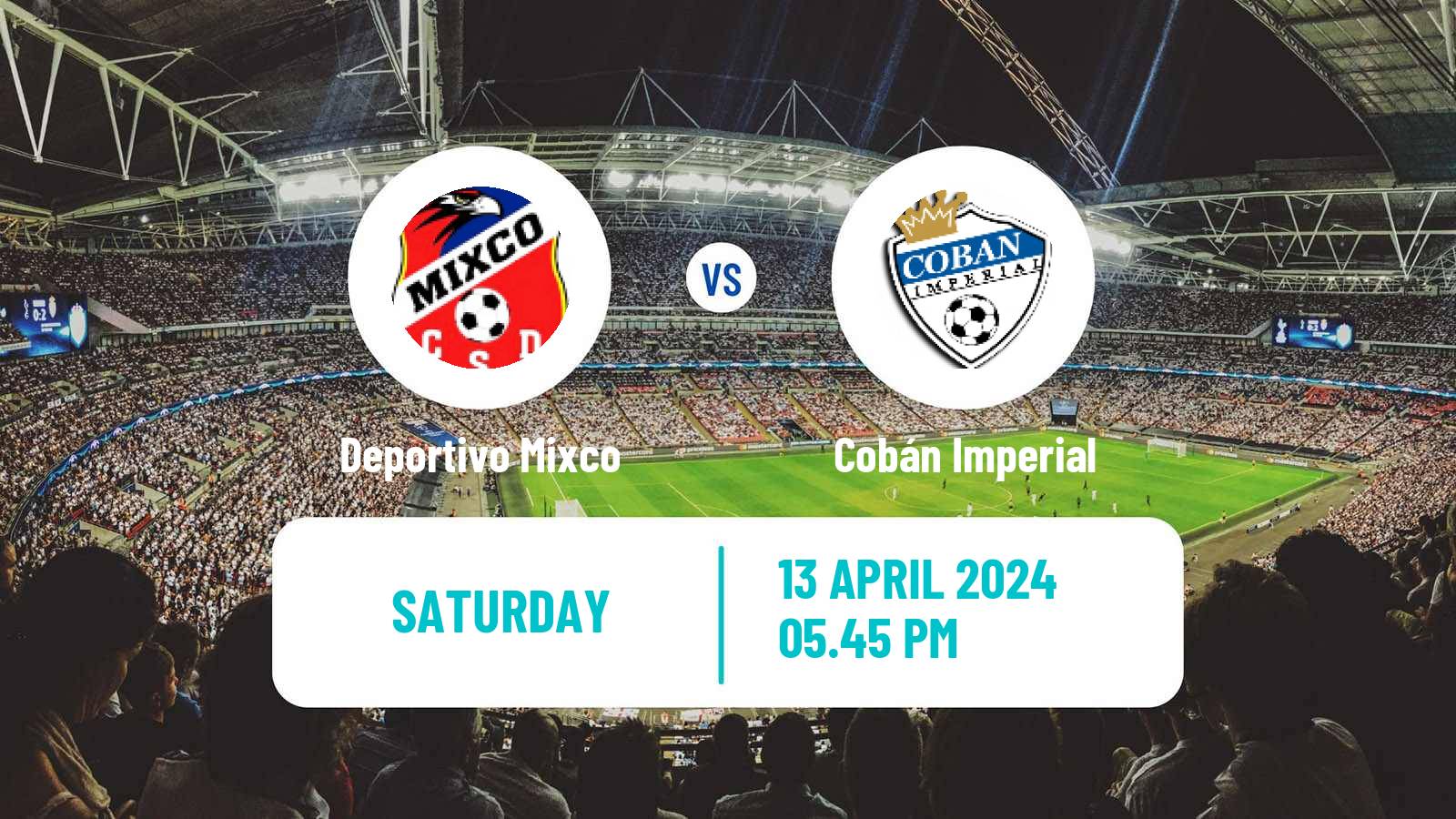 Soccer Guatemala Liga Nacional Deportivo Mixco - Cobán Imperial