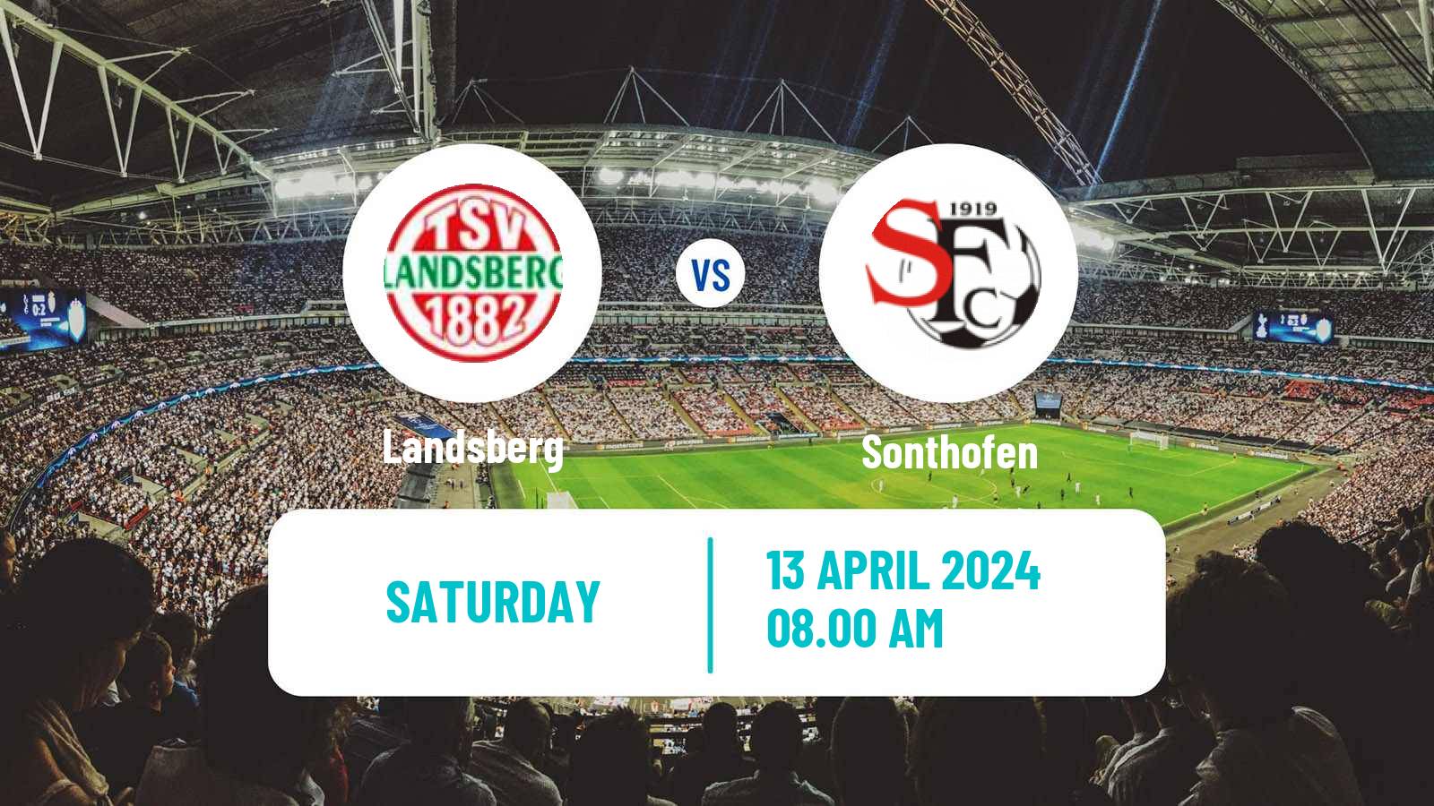 Soccer German Oberliga Bayern Süd Landsberg - Sonthofen