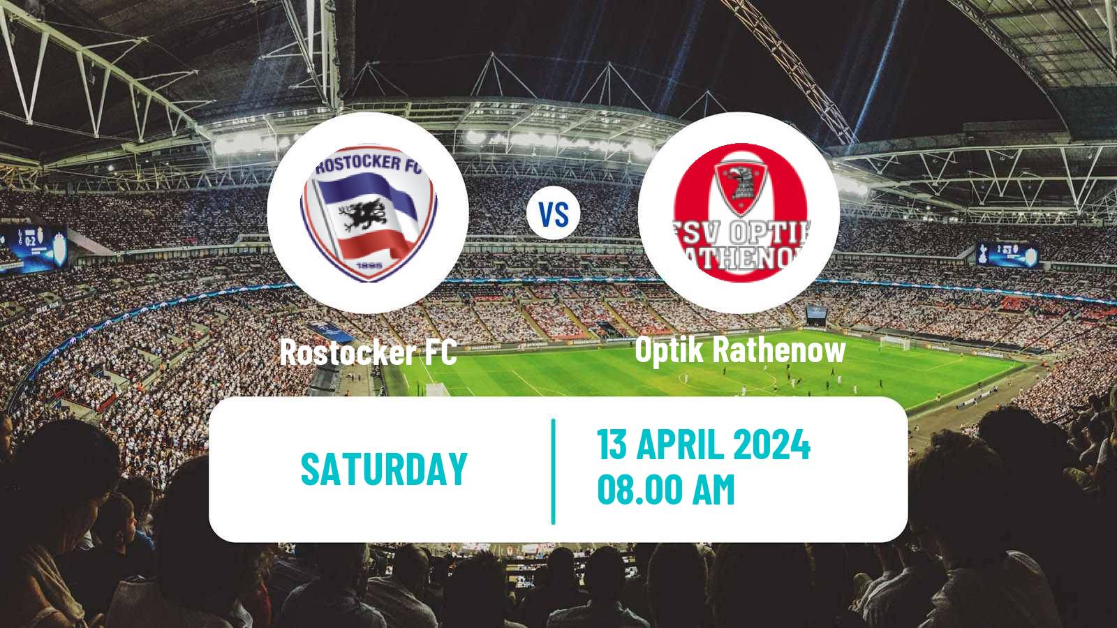 Soccer German Oberliga NOFV-Nord Rostocker FC - Optik Rathenow