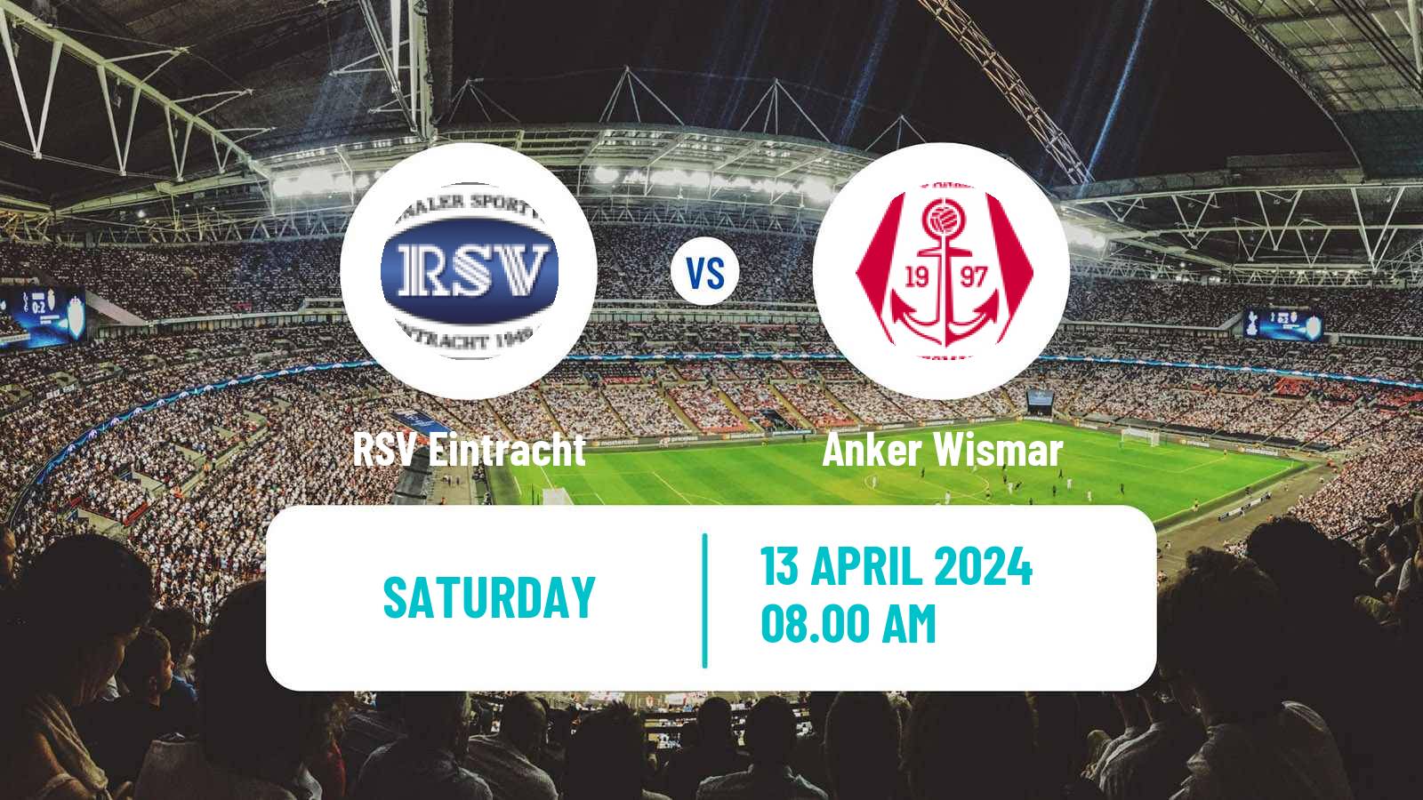 Soccer German Oberliga NOFV-Nord RSV Eintracht - Anker Wismar