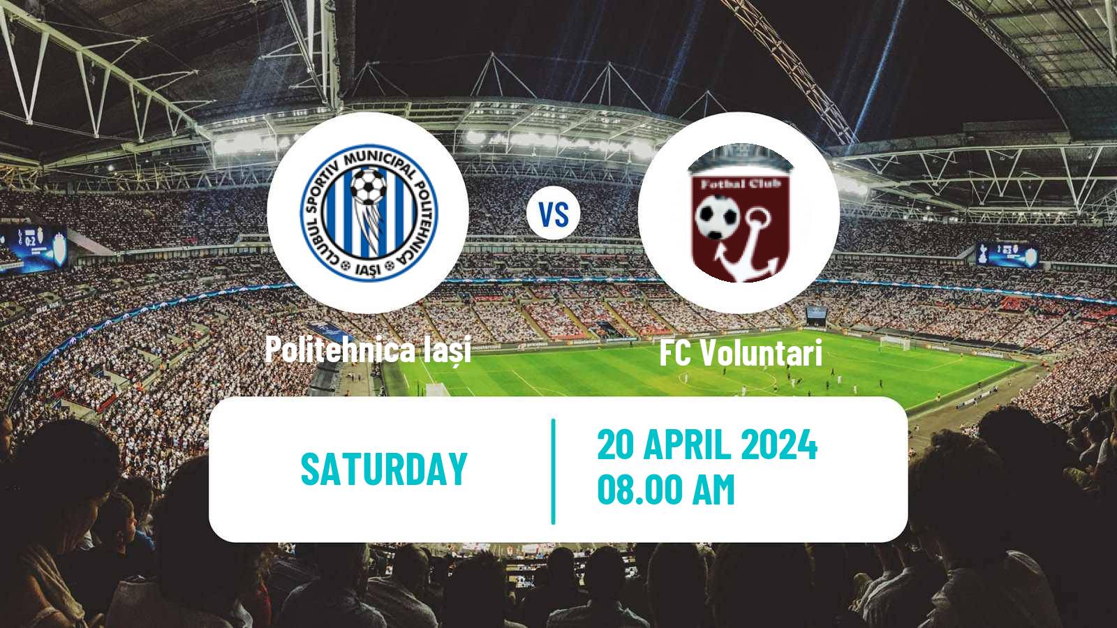 Soccer Romanian Liga 1 Politehnica Iași - Voluntari