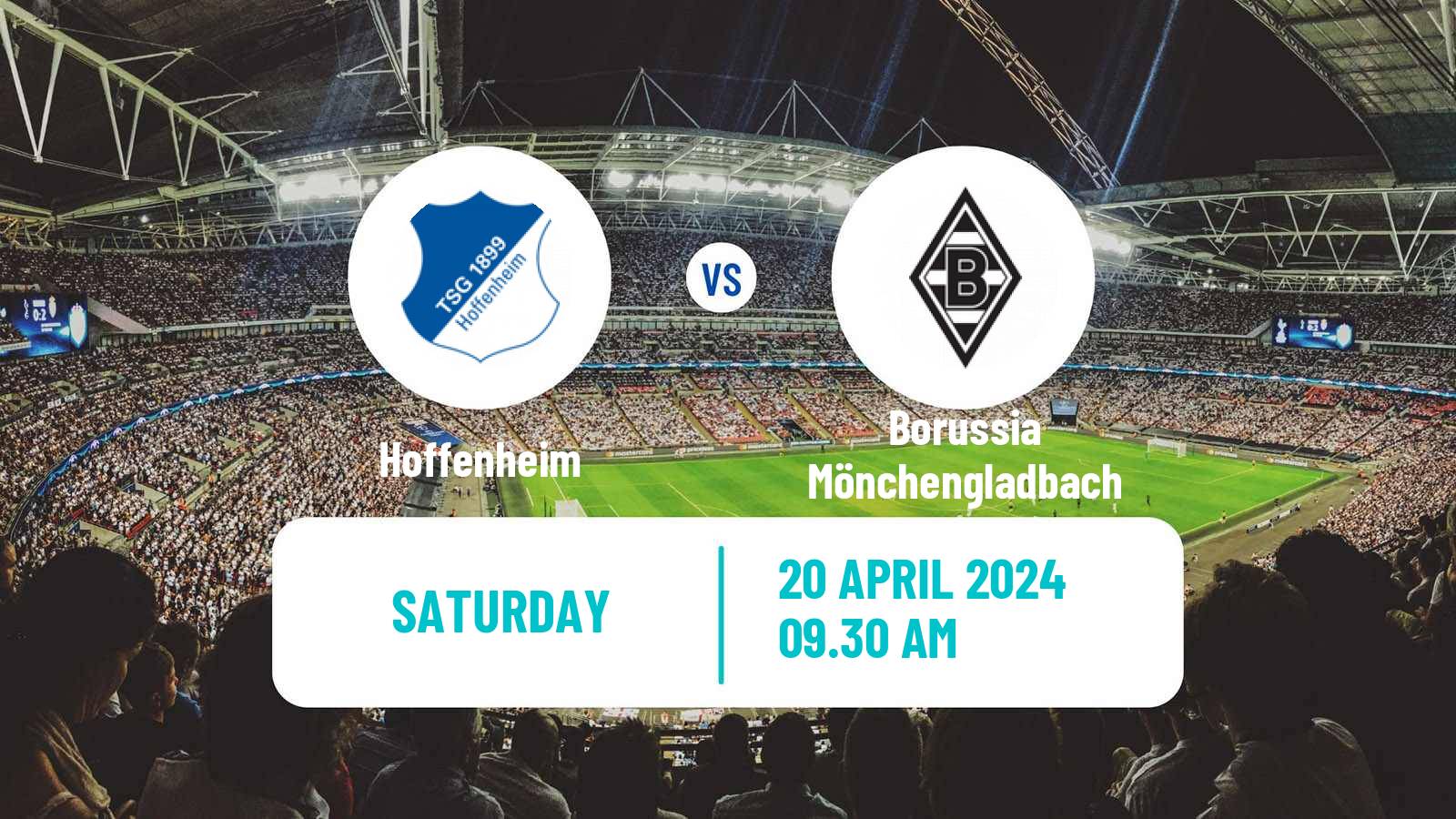 Soccer German Bundesliga Hoffenheim - Borussia Mönchengladbach