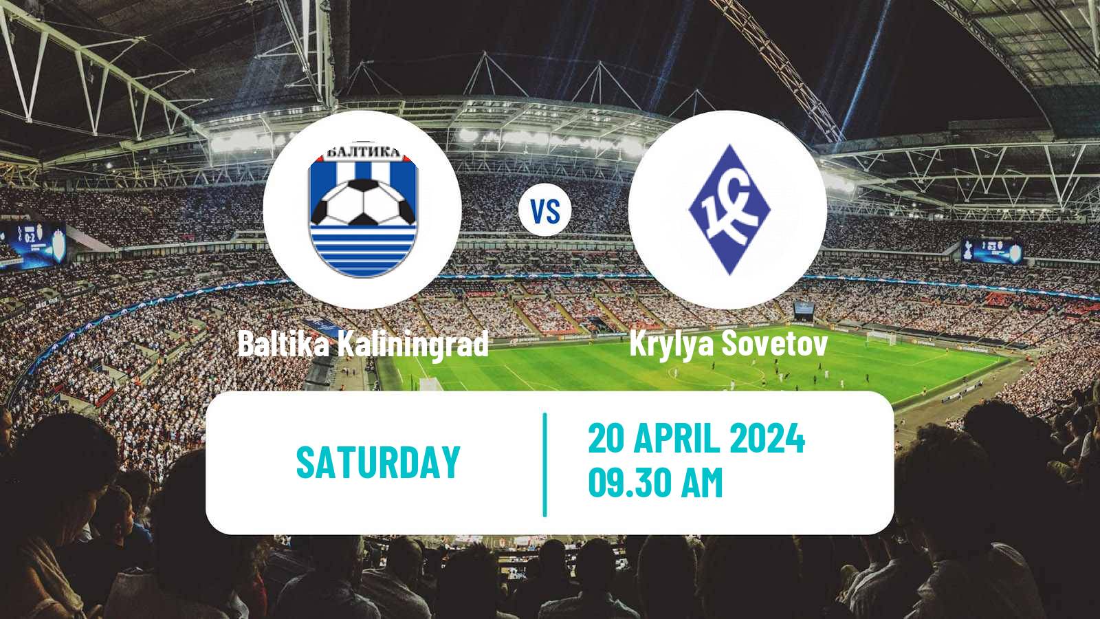 Soccer Russian Premier League Baltika Kaliningrad - Krylya Sovetov