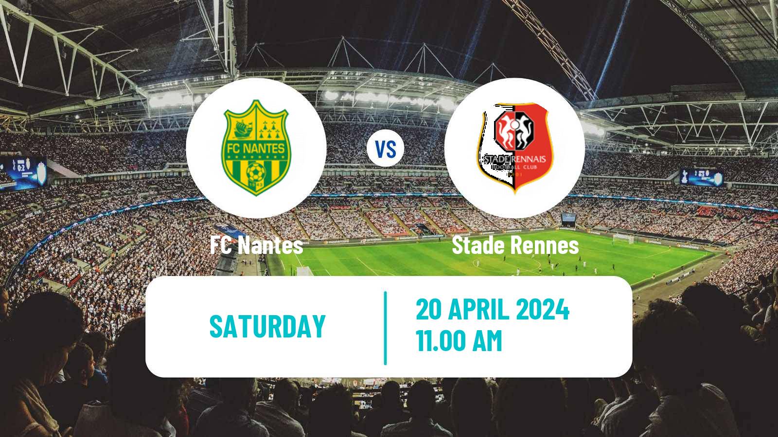 Soccer French Ligue 1 Nantes - Rennes