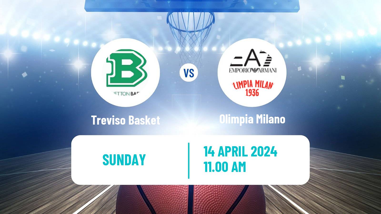 Basketball Italian Lega A Basketball Treviso Basket - Olimpia Milano