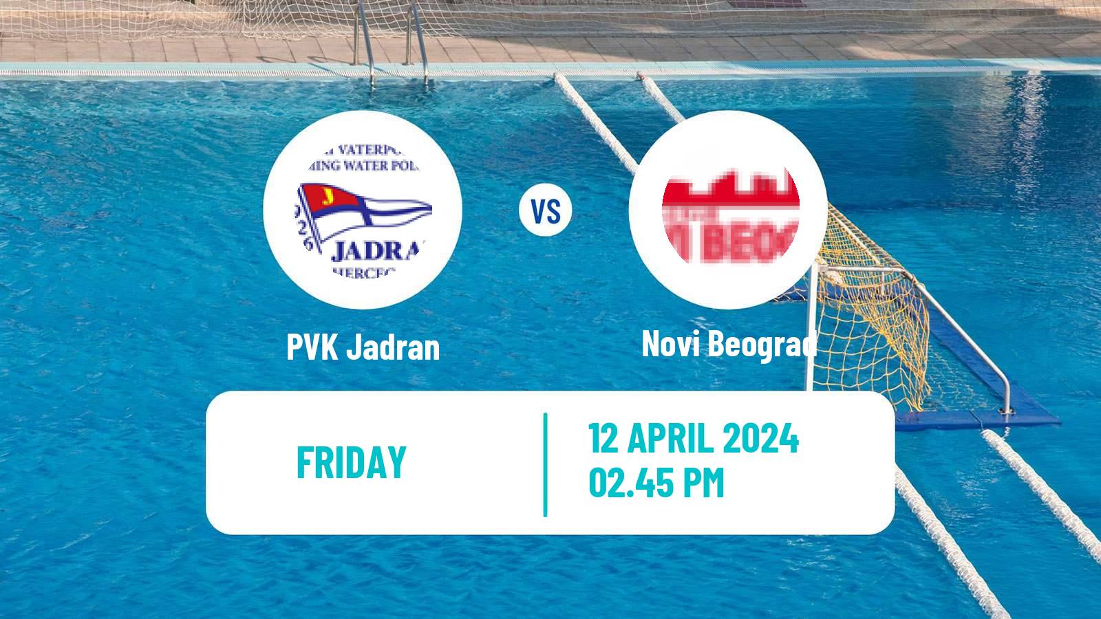 Water polo Regional League Water Polo PVK Jadran - Novi Beograd
