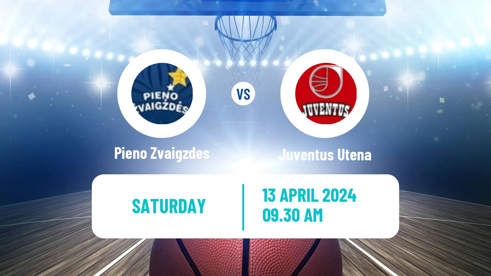 Basketball Lietuvos Krepsinio Lyga Pieno Zvaigzdes - Juventus Utena