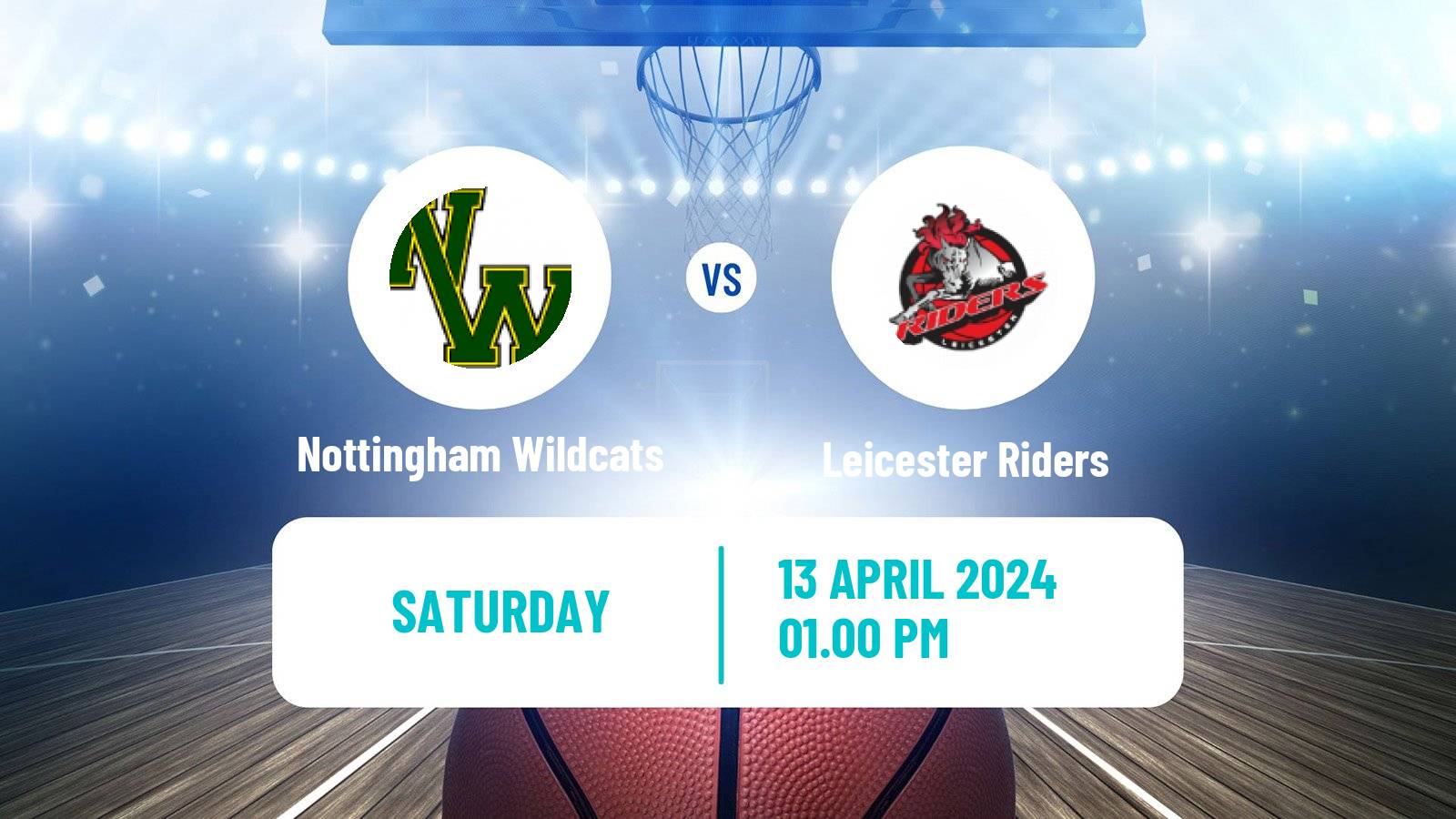 Basketball British WBBL Nottingham Wildcats - Leicester Riders