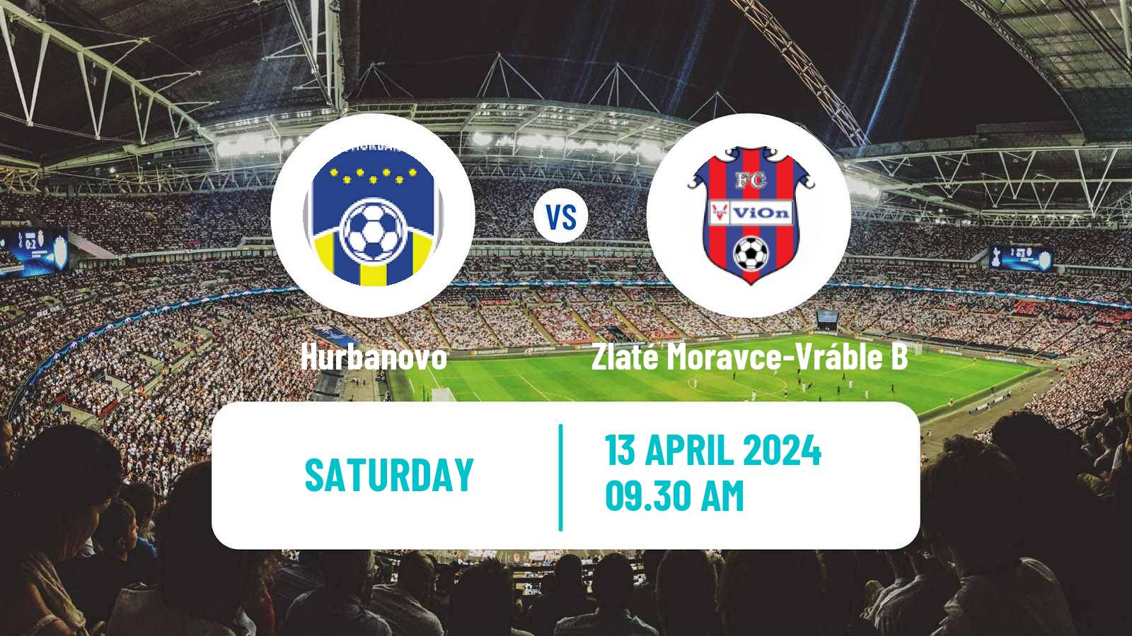 Soccer Slovak 4 Liga West Hurbanovo - Zlaté Moravce-Vráble B