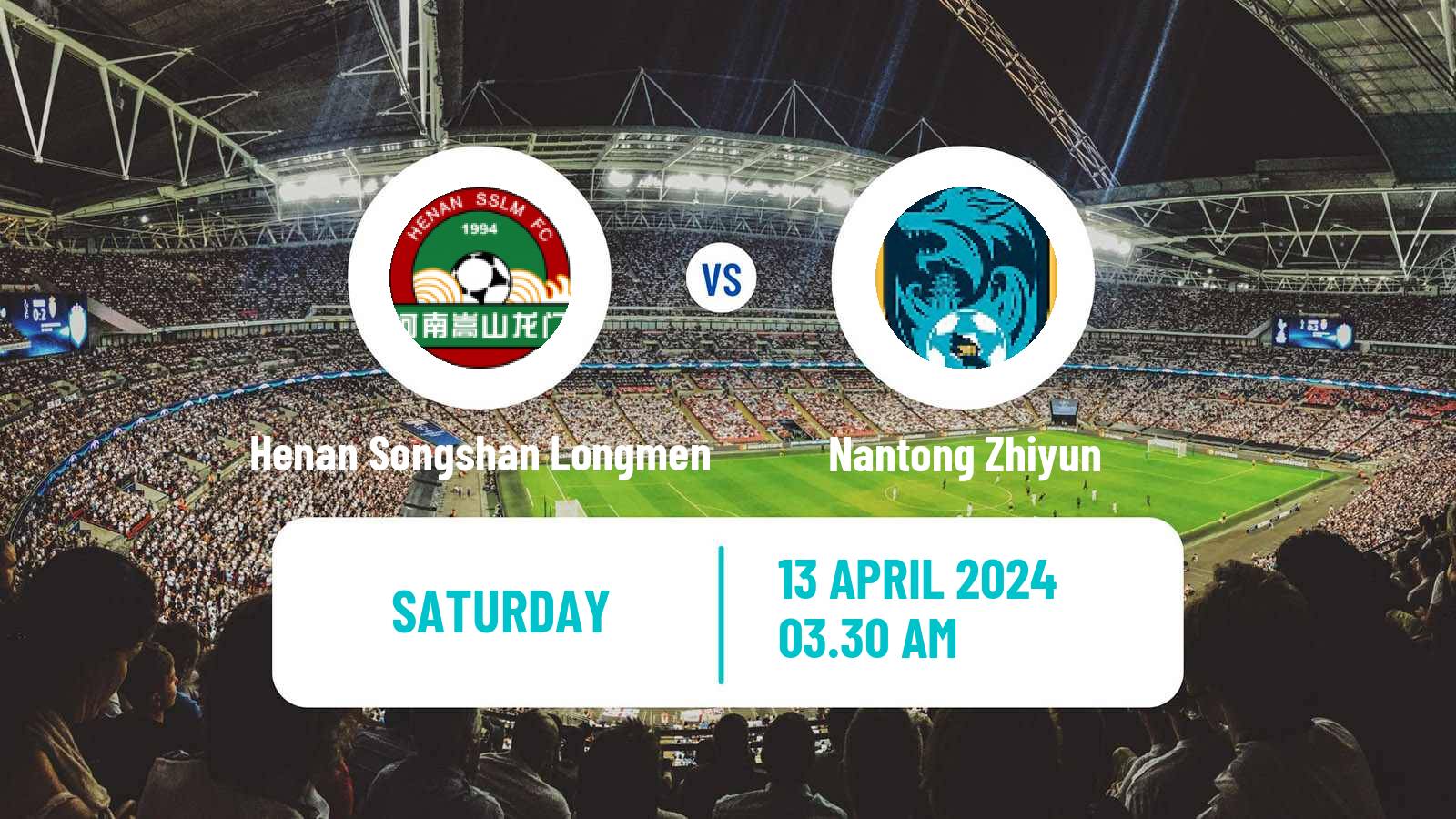 Soccer Chinese Super League Henan Songshan Longmen - Nantong Zhiyun