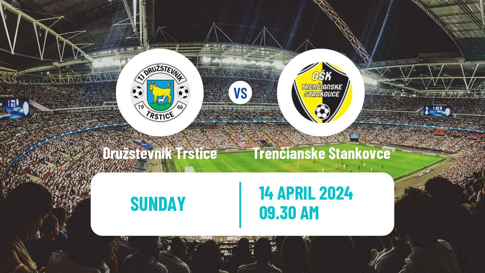 Soccer Slovak 4 Liga West Družstevník Trstice - Trenčianske Stankovce