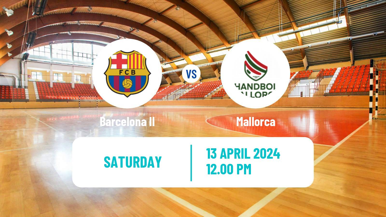 Handball Spanish Division de Honor Plata Handball Barcelona II - Mallorca