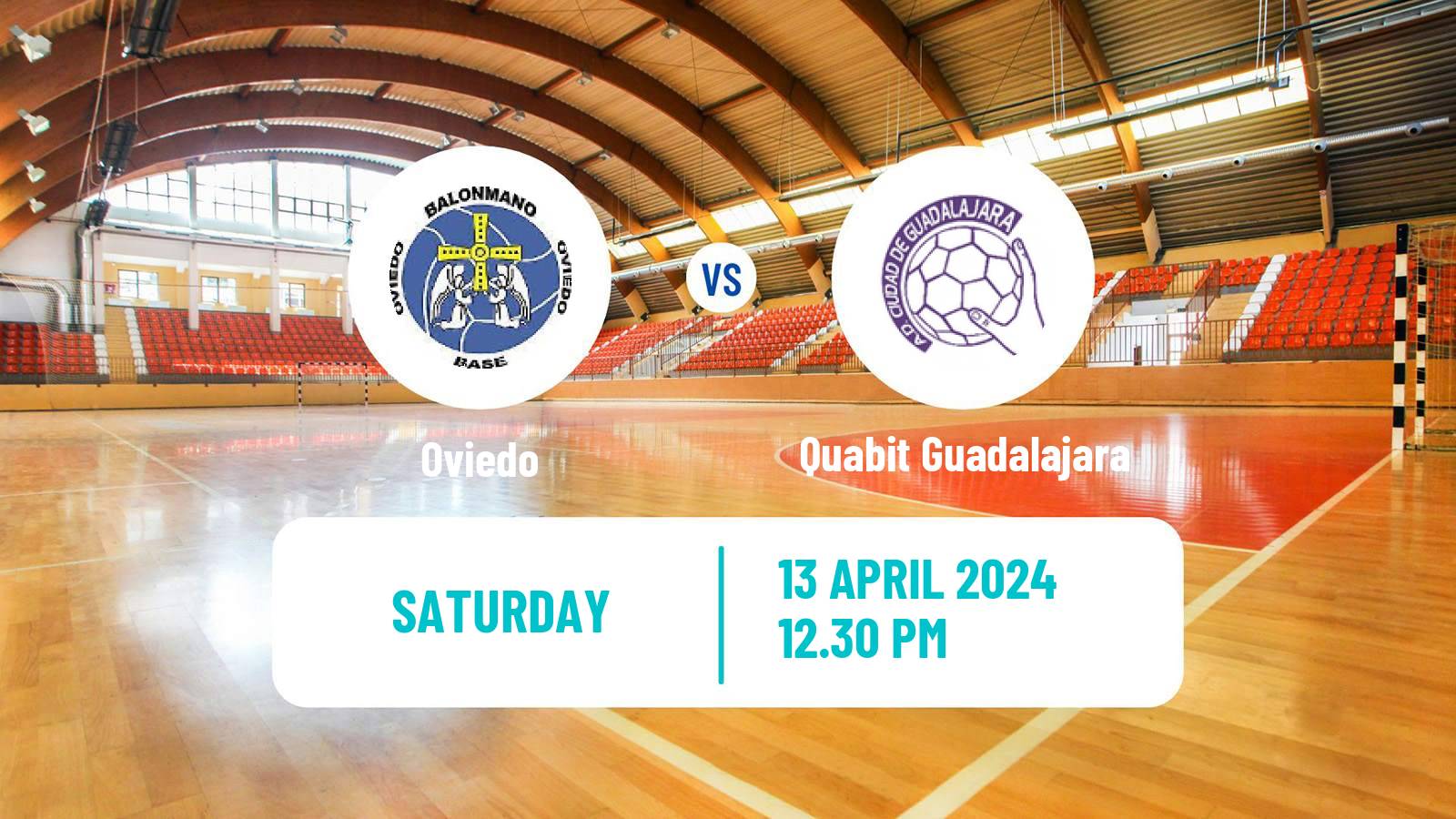 Handball Spanish Division de Honor Plata Handball Oviedo - Quabit Guadalajara