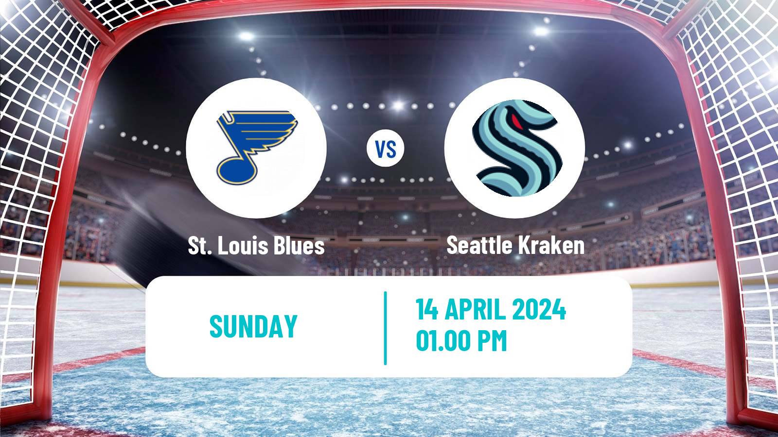 Hockey NHL St. Louis Blues - Seattle Kraken