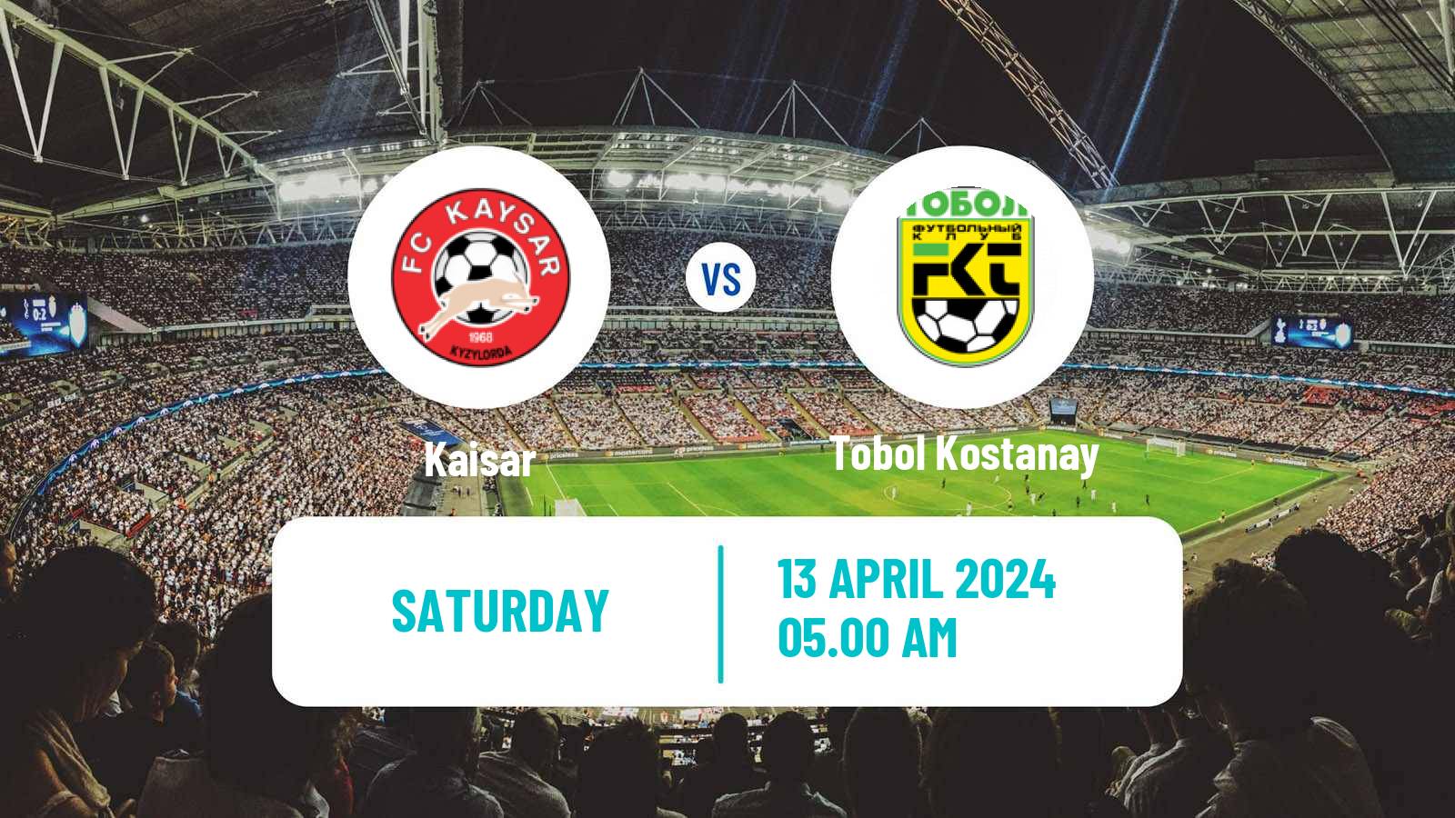 Soccer Kazakh Cup Kaisar - Tobol Kostanay