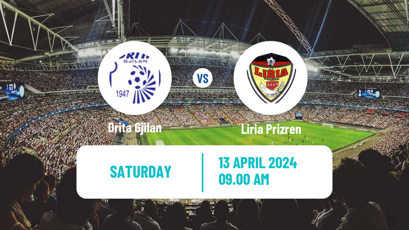 Soccer Kosovo Superliga Drita Gjilan - Liria Prizren
