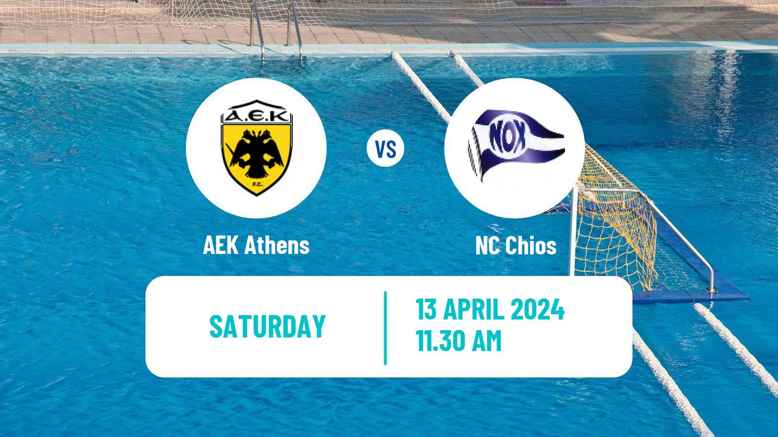 Water polo Greek A1 Water Polo AEK Athens - Chios