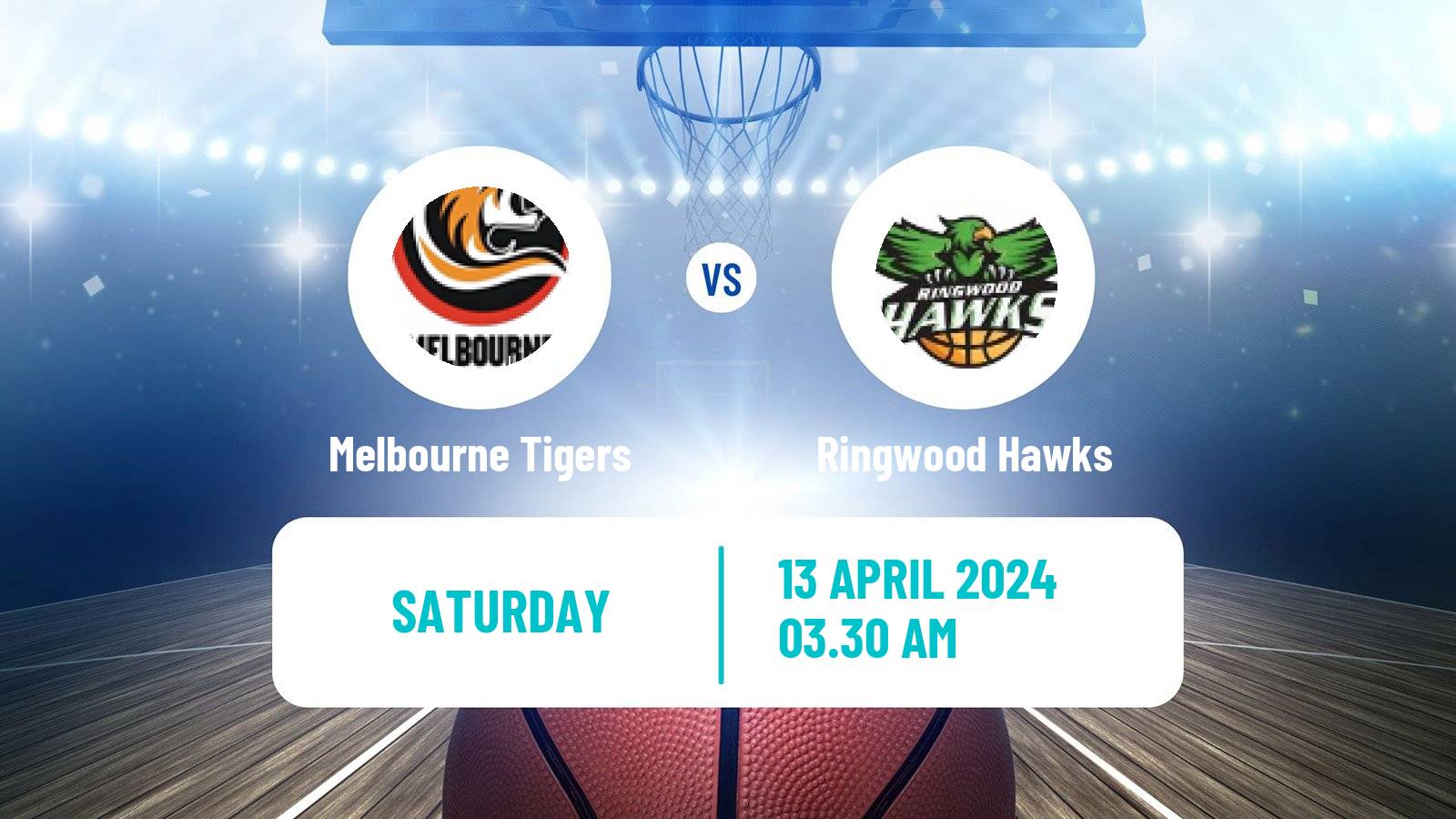Basketball Australian NBL1 South Women Melbourne Tigers - Ringwood Hawks