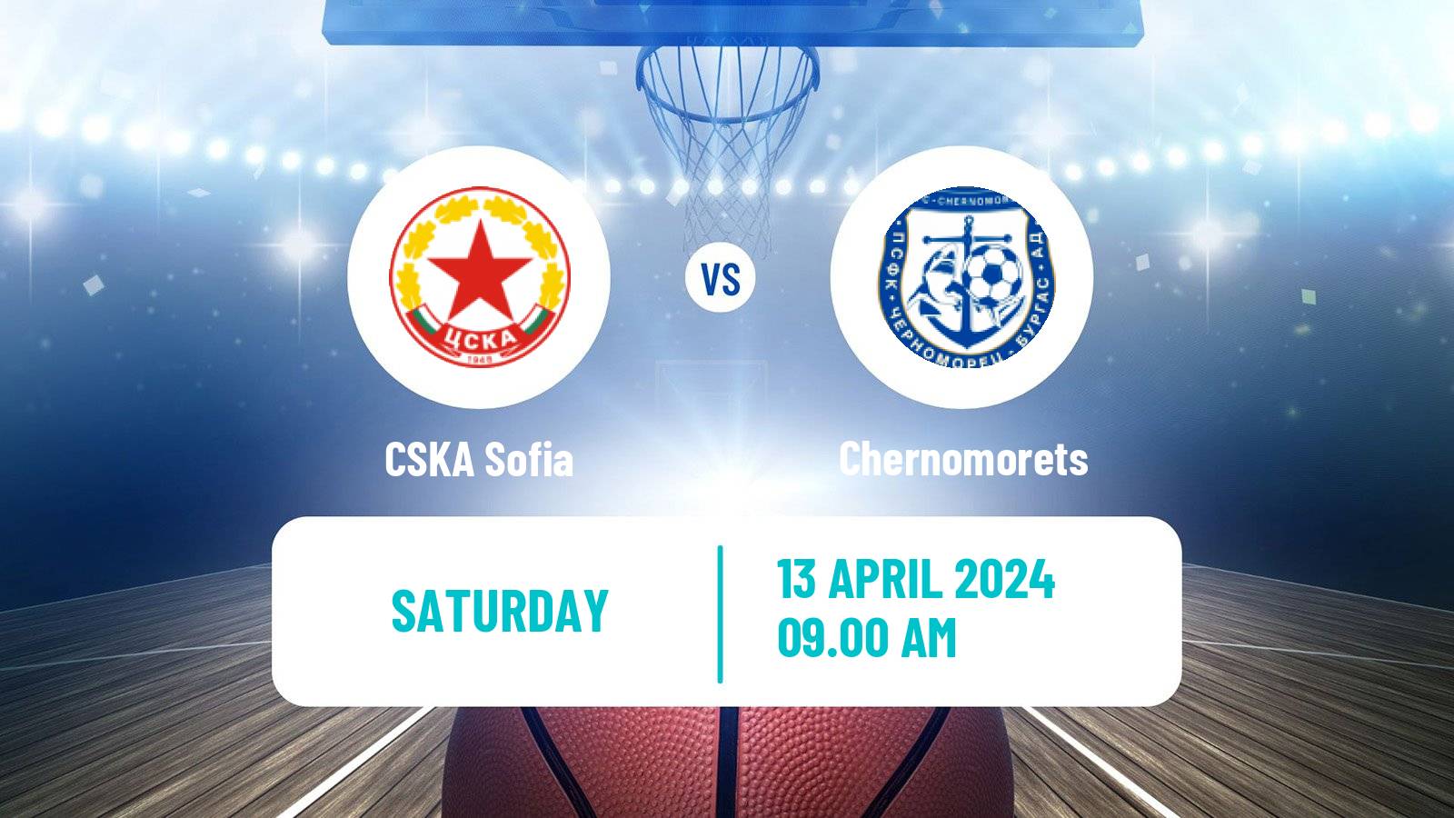 Basketball Bulgarian NBL CSKA Sofia - Chernomorets
