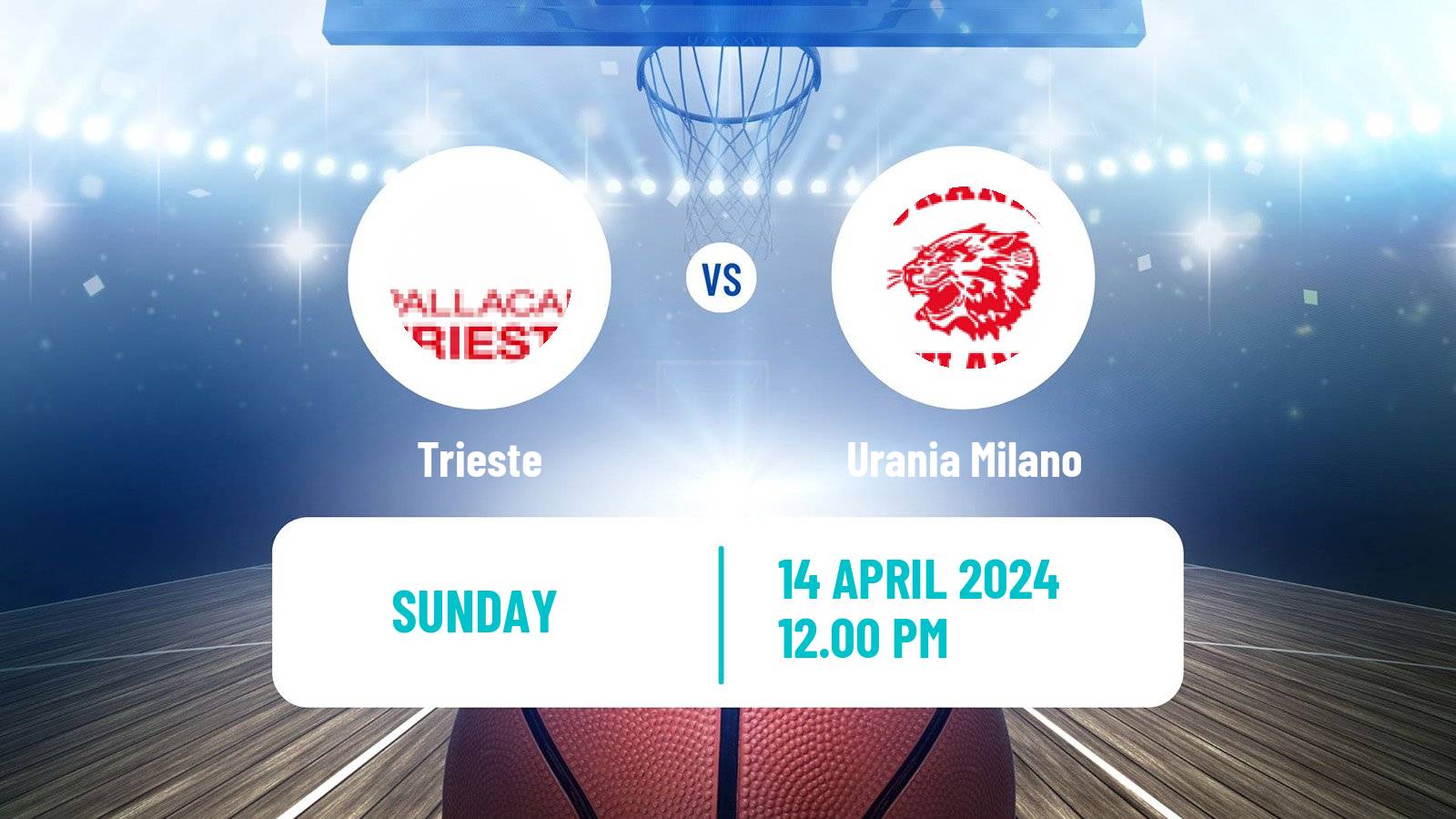 Basketball Italian Serie A2 Basketball Trieste - Urania Milano