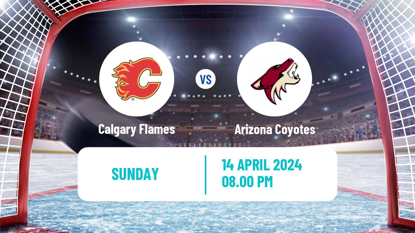 Hockey NHL Calgary Flames - Arizona Coyotes