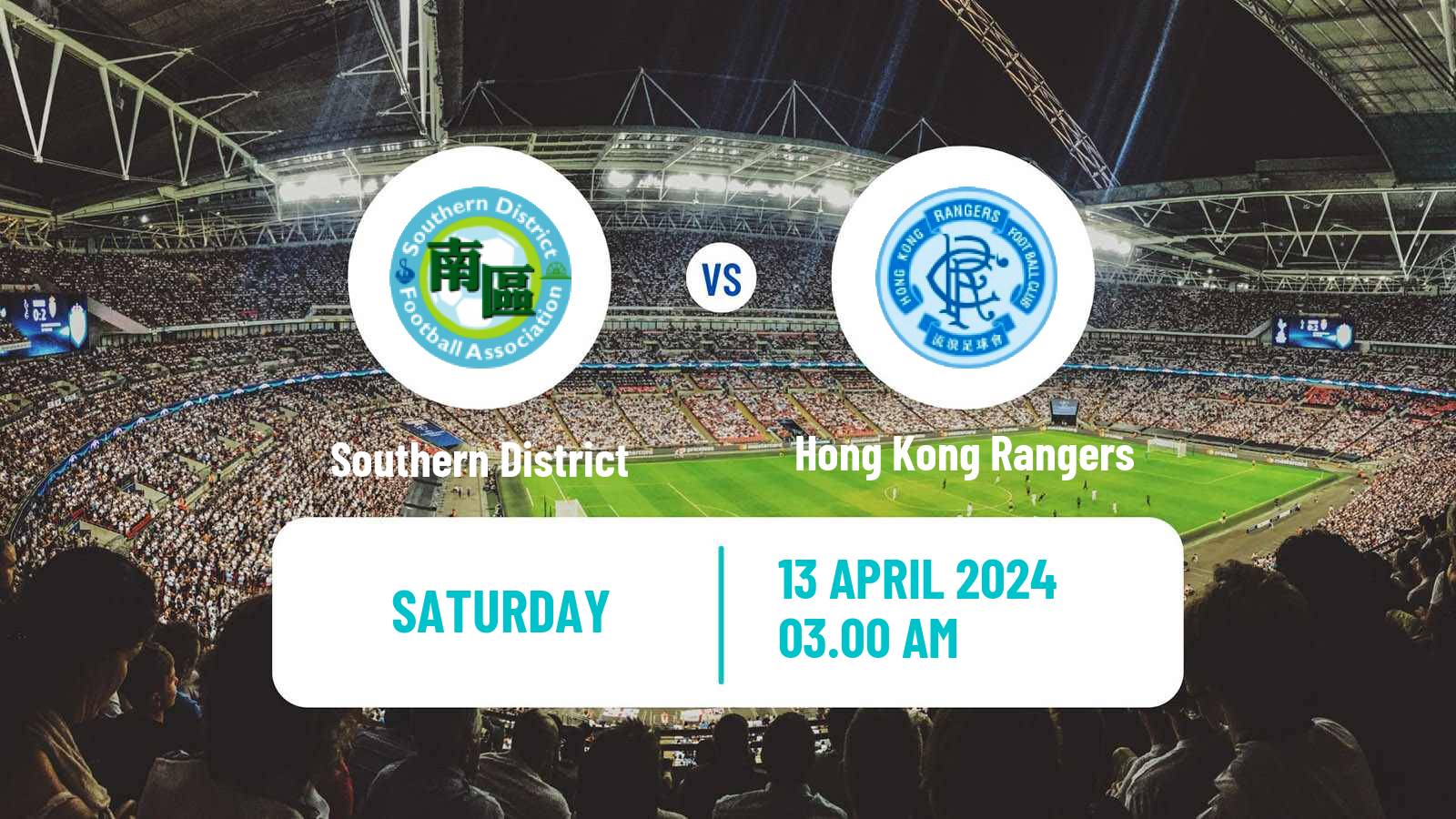 Soccer Hong Kong Premier League Southern District - Hong Kong Rangers